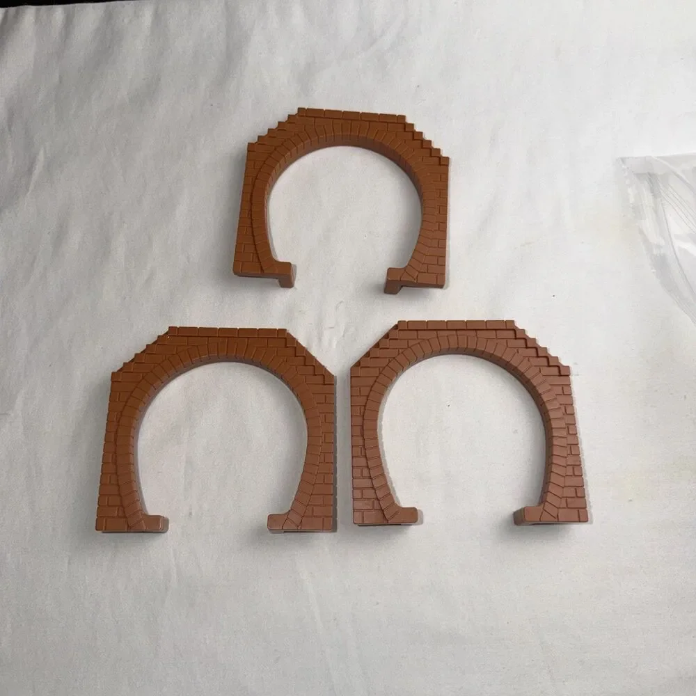 Replacement Brown Brick Tunnel Portals Train Track Sets Thomas Friends VTG